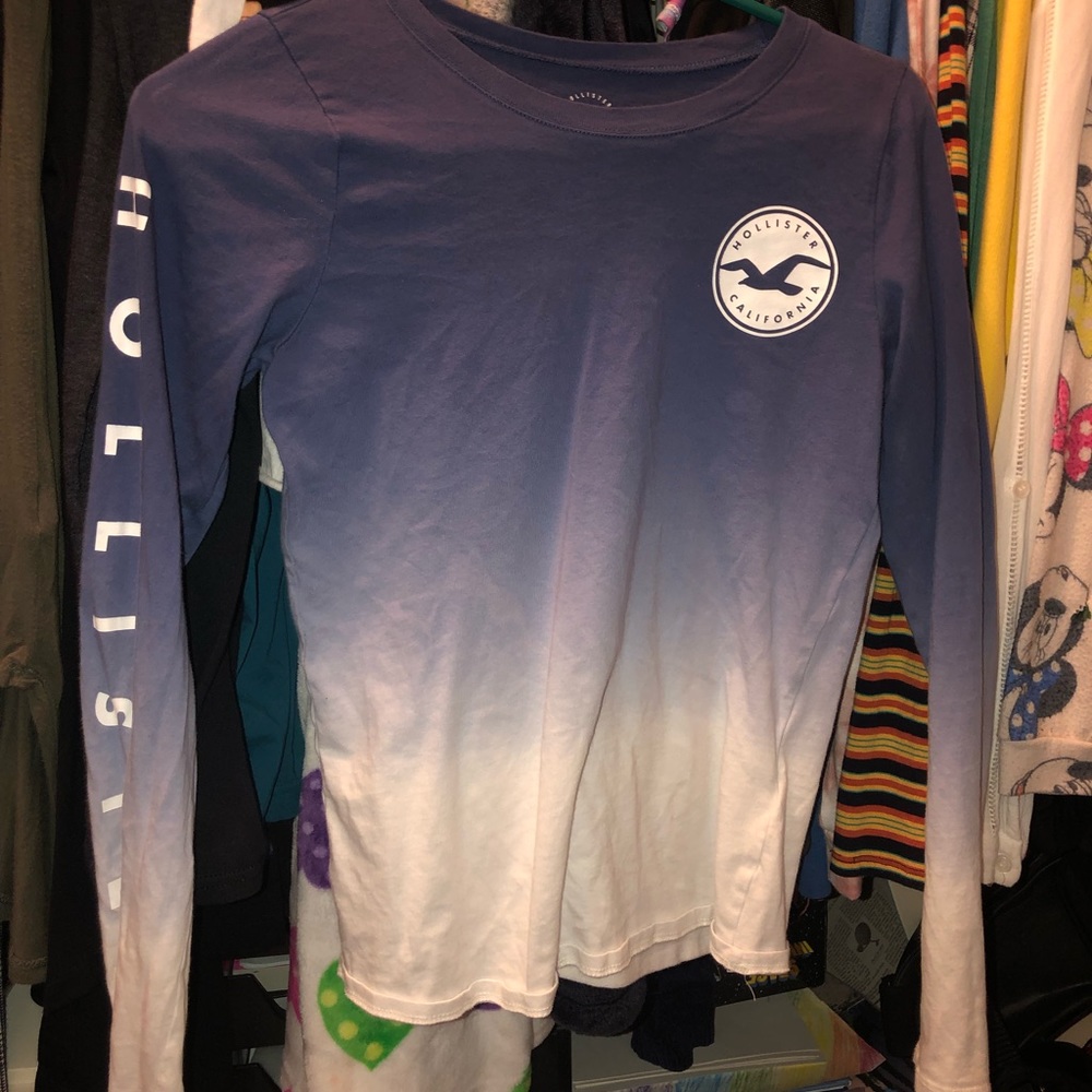 Ombré Blue hollister shirt